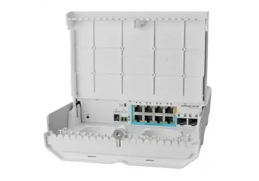 Управляемый коммутатор Mikrotik CSS610-1Gi-7R-2S+OUT: оптимизируйте свою сеть с помощью гигабитного решения
