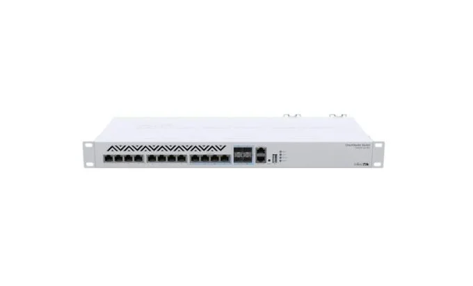 Mikrotik CRS312‑4C+8XG‑RM: мощь и гибкость в одном корпусе