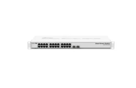 Коммутатор Mikrotik CSS326-24G-2S+RM: Эффективность и Мощь для Вашей Сети